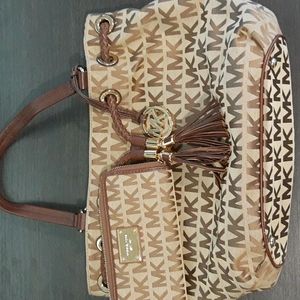 Michael Kors tote and wallet